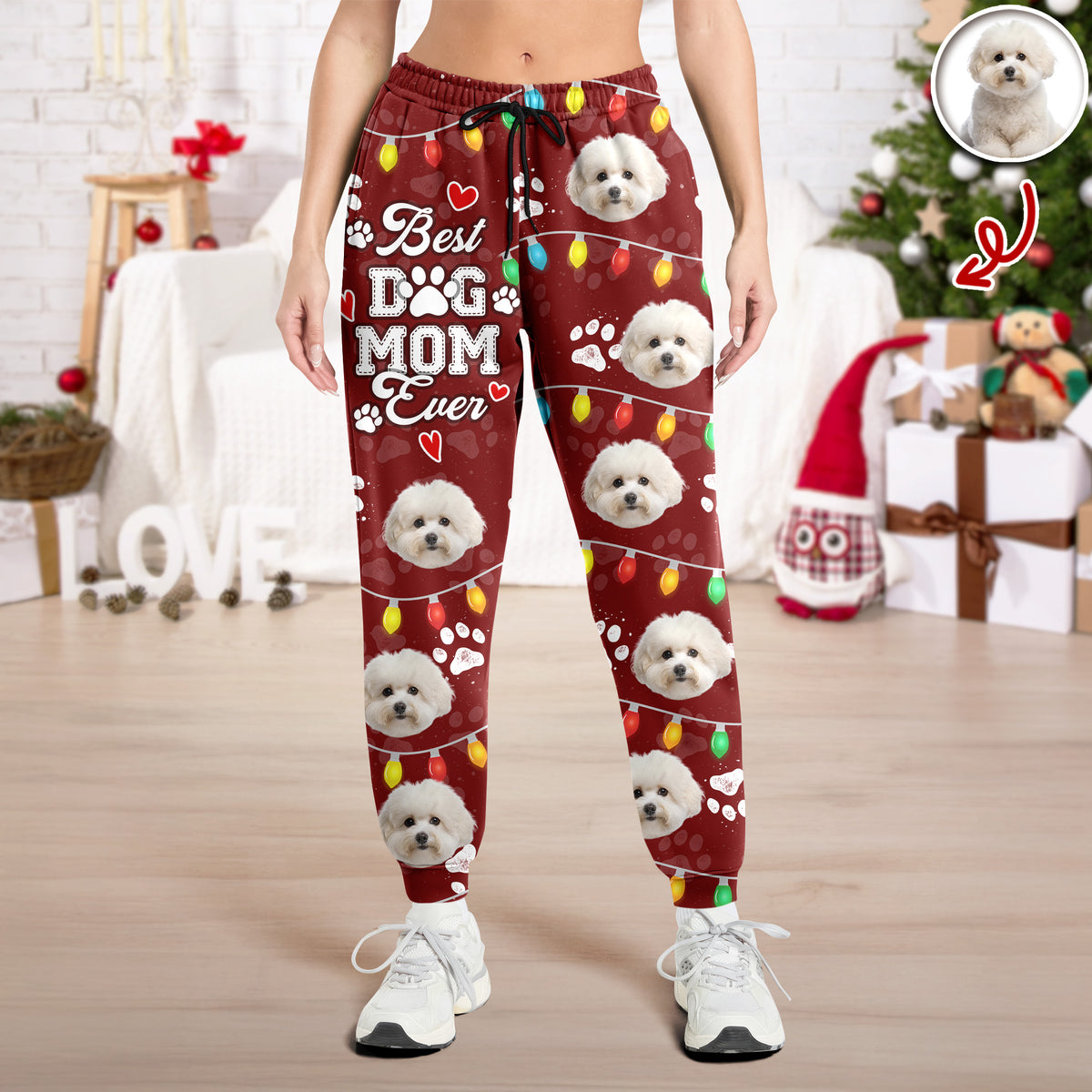 Custom Photo Best Dog Cat Dad/Mom Ever Sweatpants CH07 899138