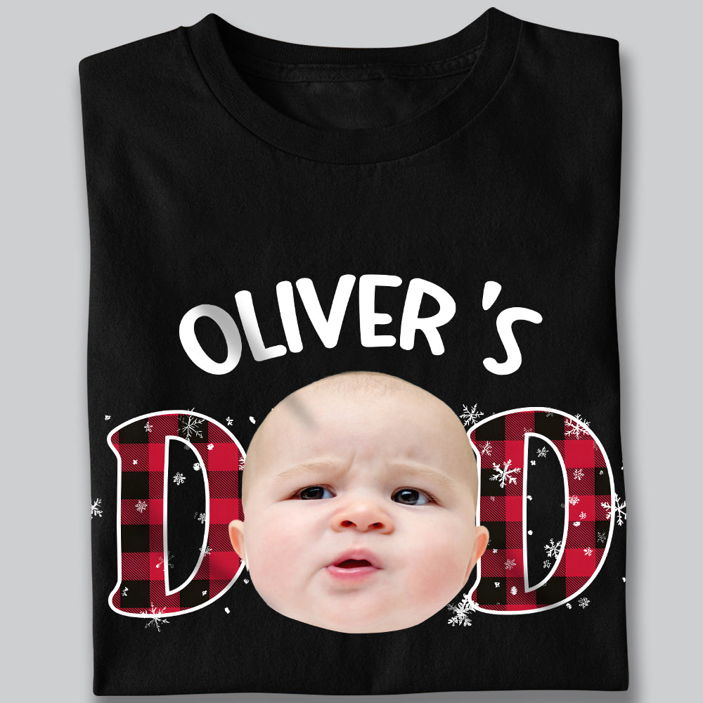 Custom Kid Photo Dark Shirt Christmas Gift For Family HO82 894344