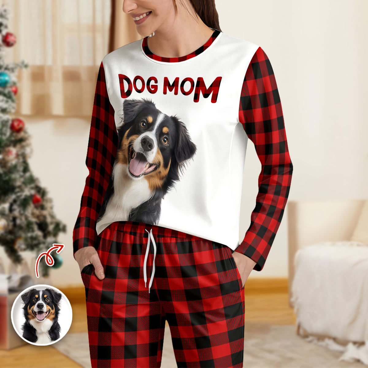 Custom Photo Dog Mom Dog Dad Personalized Sleepwear Gift For Dog Lovers CH07 899110