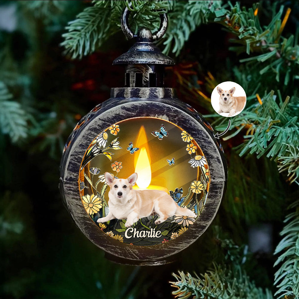 Custom Dog Cat Photo - Personalized Christmas Lantern Ornament For Dog, Cat Lovers HA75 898074
