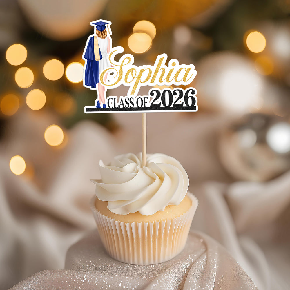 Personalized  Congrats Class Of 2025 Graduation Cake Topper Grad Party Favors HO82 901744
