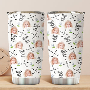 Custom Photo Best Dad By Par For Sport Players Fat Tumbler TH10 894133