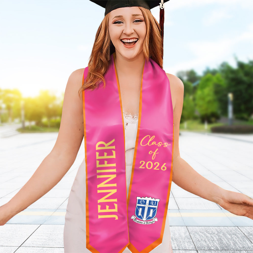 Custom Name Class of 2026 Graduation Stole TH10 898343