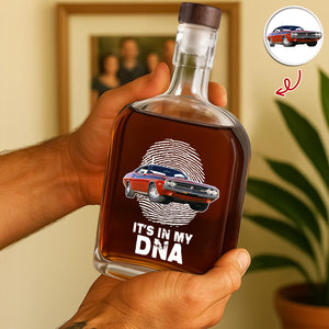 Custom Photo Car Is My DNA Whiskey Bottle HA75 897976