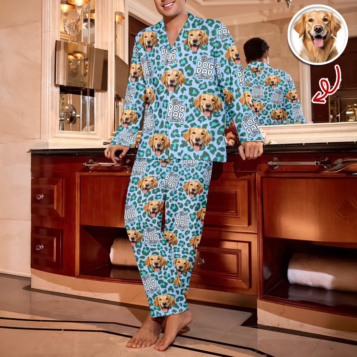 Custom Photo Dog & Cat Personalized Pajamas Christmas Gift For Pet Owners, Pet Lovers CH07 896898