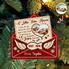 Custom Cat Photo A Letter From Heaven Sympathy Memorial Wooden Ornament LM32 895891
