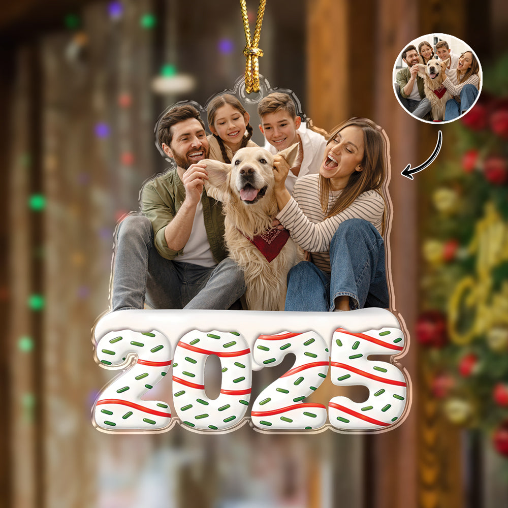 Custom Photo Acrylic Ornament Personalized Christmas Gifts For Family HA75 897868