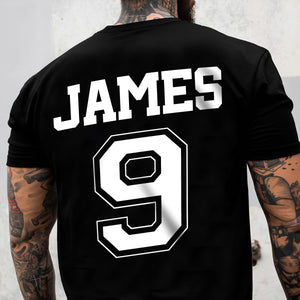 Custom Name & Number Sport Team Back & Front Shirt For Sport Players LM32 895707