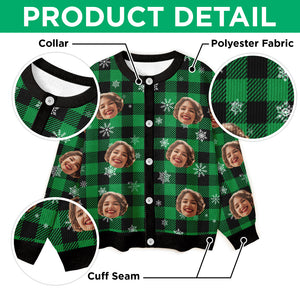 Custom Photo Christmas Ugly Cardigan Gift For Family CH07 899836