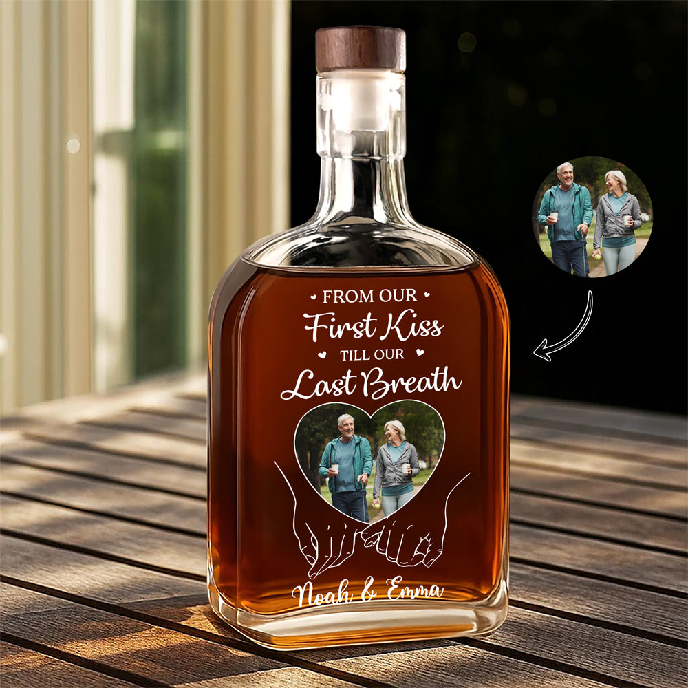 Custom Photo You & Me We Got This Whiskey Bottle Couple Gift HA75 898168