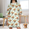 Custom Photo Nightgown Gift For Dog Owners TH10 898701