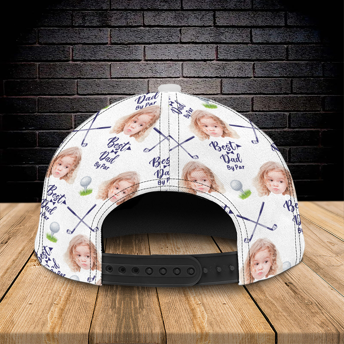 Best Dad By Par Custom Photo Golf Cap TH10 894143