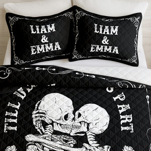 Till Death Do Us Part - Personalized Bedding Set Valentine Gift For Couple CH07 899852