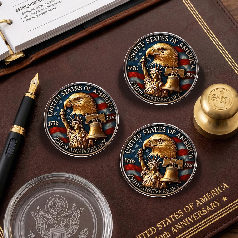 United State Of America Anniversary Acrylic Pin TH10 169321