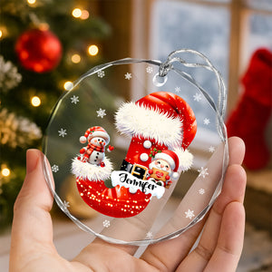 Custom Name With Santa Icon Christmas Ornament TH10 896315