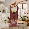Personalized Wedding Leather Wine Bag Engagement Gift, Wedding Gift for Bride & Groom CH07 896540