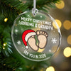 Christmas Baby Shower - Personalized Glass Ornament Gifts For New Moms, New Dads, New Parents CH07 899280