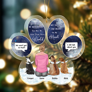 You Were My Favorite Hello And Hardest Goodbye - Personalized Custom Shaped Acrylic Ornament LM32 895915