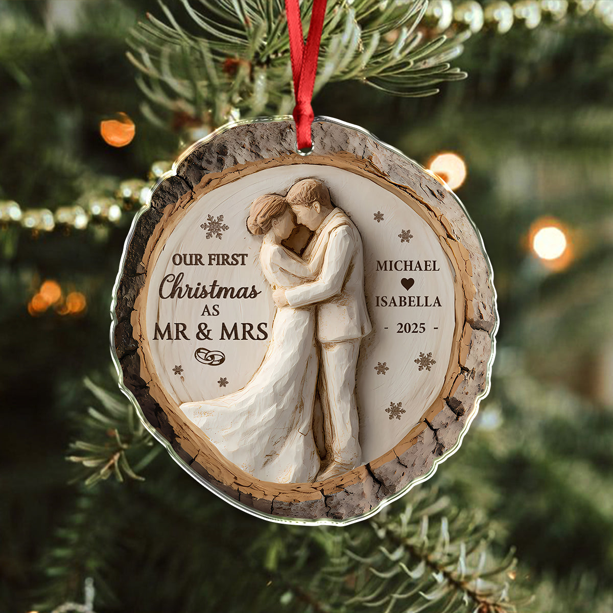 Our First Christmas- Personalized Acrylic Ornament CH07 899334