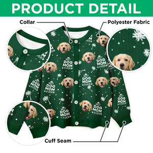 Custom Photo Best Dog Dad Mom Ever Family Cardigan CH07 899572