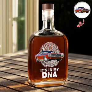 Custom Photo Car Is My DNA Whiskey Bottle HA75 897976