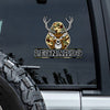 Custom Name Vintage Camo Deer Hunting Car Window Decal Sticker LM32 897297