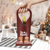Custom Dog Photo The Dog Father Leather Wine Bag HA75 892912