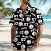 Custom Name And Number Hawaii Shirt For Baseball Player TH10 898197