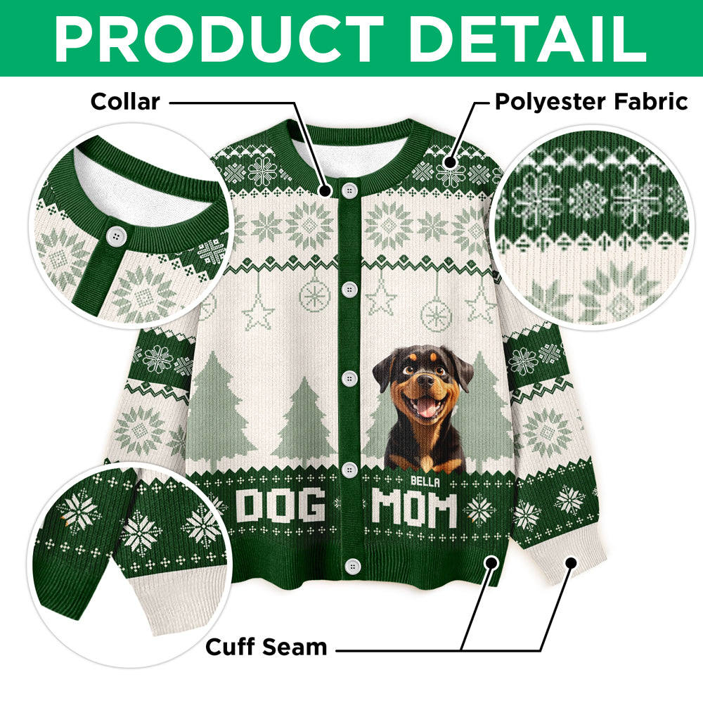 Personalized Dog Dad Dog Mom Ugly Cardigan TH10 896373