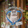 Custom Cat Photo Forever In My Heart Memorial Acrylic Ornament HA75 897522