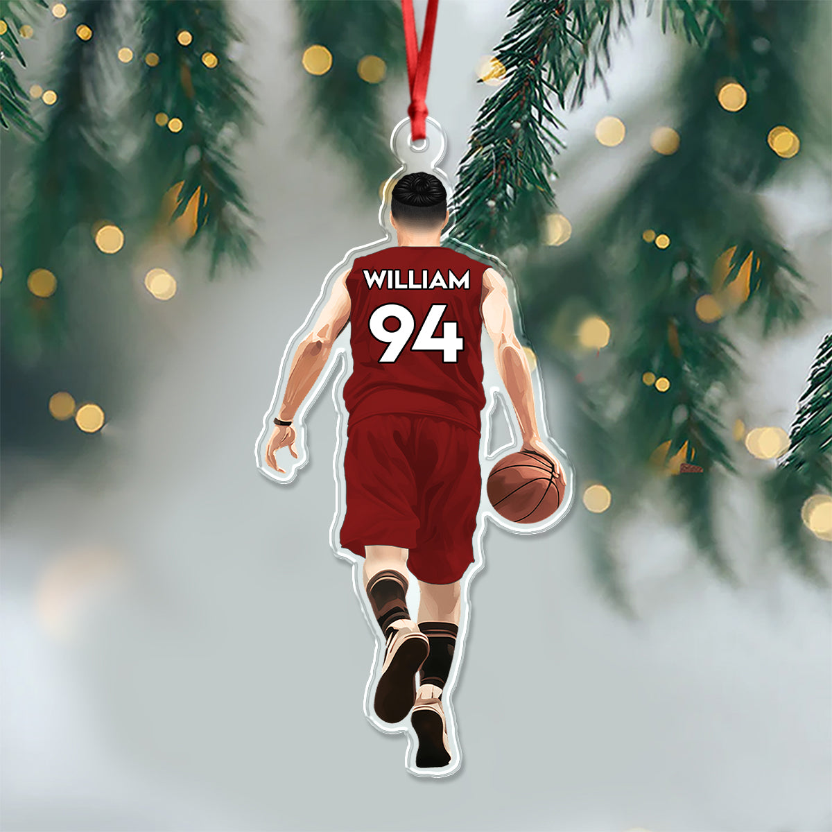 Personalized Basketball Player Acrylic Ornament Gift For Basketball Lovers LM32 895691
