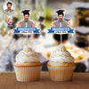 Custom Graduation Face Photo Graduated Class Of 2026 Cupcake Topper HO82 901718
