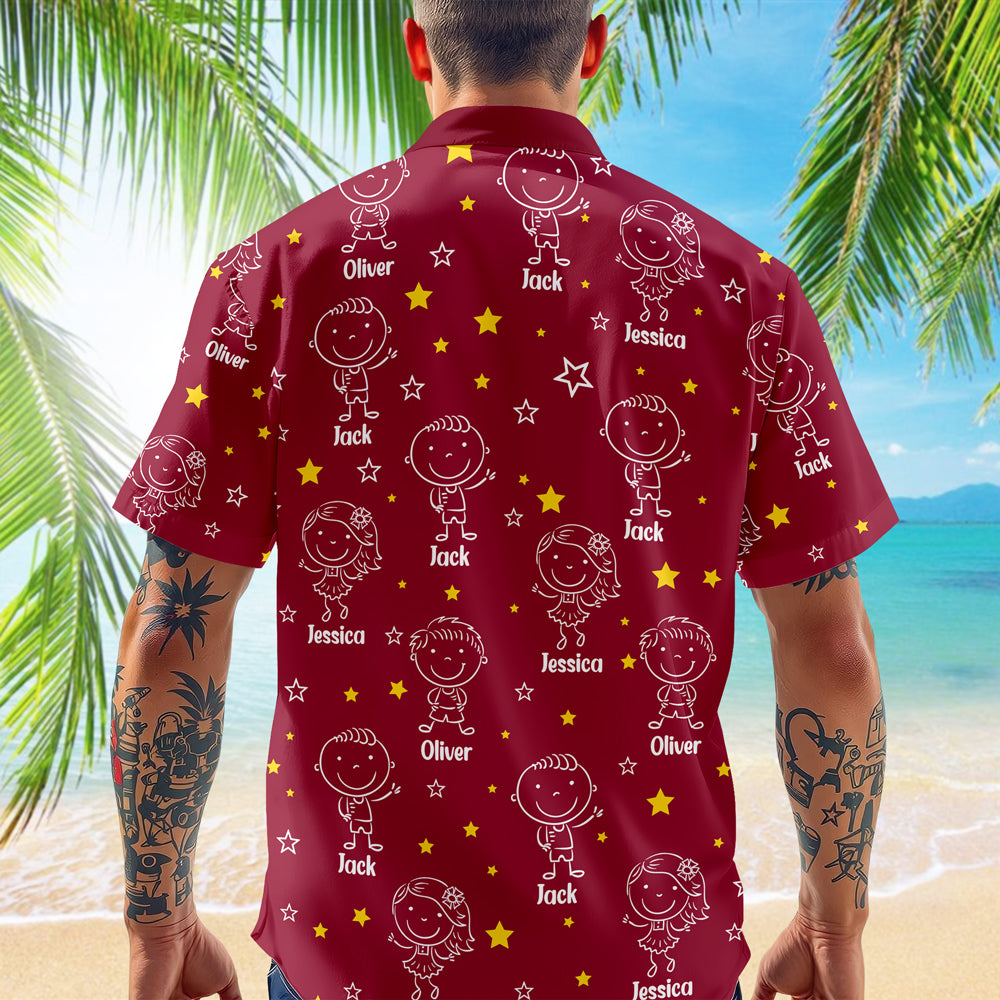 This Daddy Belongs To Kids - Personalized Hawaii Shirt TH10 898753