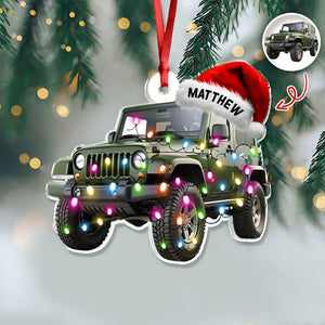 Custom Car Photo Acrylic Ornament  For Christmas TH10 894439