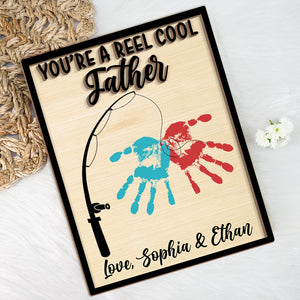 You're the Reel Cool Dad 2-Layered Wooden Plaque With Stand TH10 892987