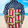 Custom Car Photo With America Flag Hawaii Shirt TH10 894079