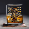 Custom Name Firefighter Personalized Print Whiskey Glass Gift For Dad, Father HA75 898062