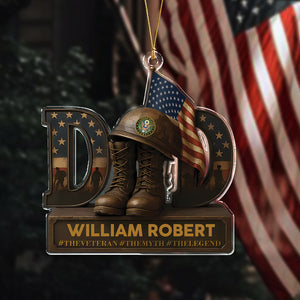 Veteran Dad Acrylic Ornament Personalized Gifts For Dad CH07 896516