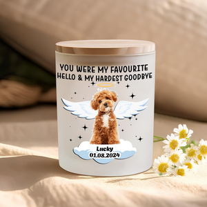 Custom Photo Forever In My Heart Memorial Glass Jar With LED Candle LM32 893503