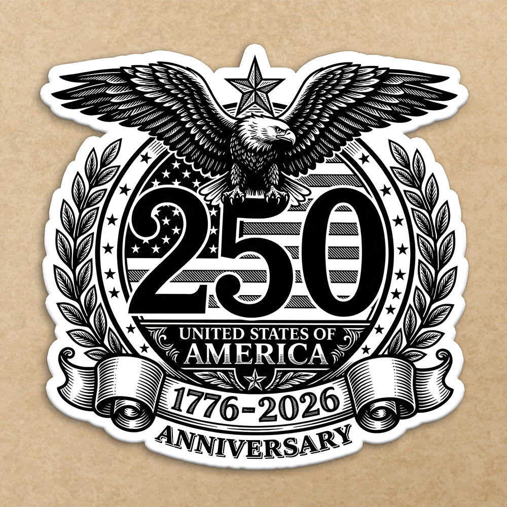 USA 250th Anniversary America 1776-2026 Roll Sticker HA75 920670
