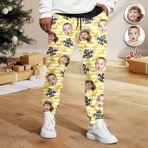 Custom Photo Funny Banana Best Dad Ever - Personalized Sweatpants HO82 900136