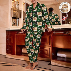 Custom Pet Face Name Christmas Pajamas Gift For Pet Lovers CH07 899950
