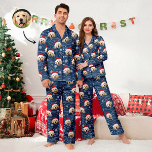 Custom Puppy Photo Personalized Dog Lovers Christmas Pajamas CH07 899640