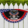 USA 250 Years Of Freedom Custom Family Name Non-Pleated Fan Flag CH07 910238