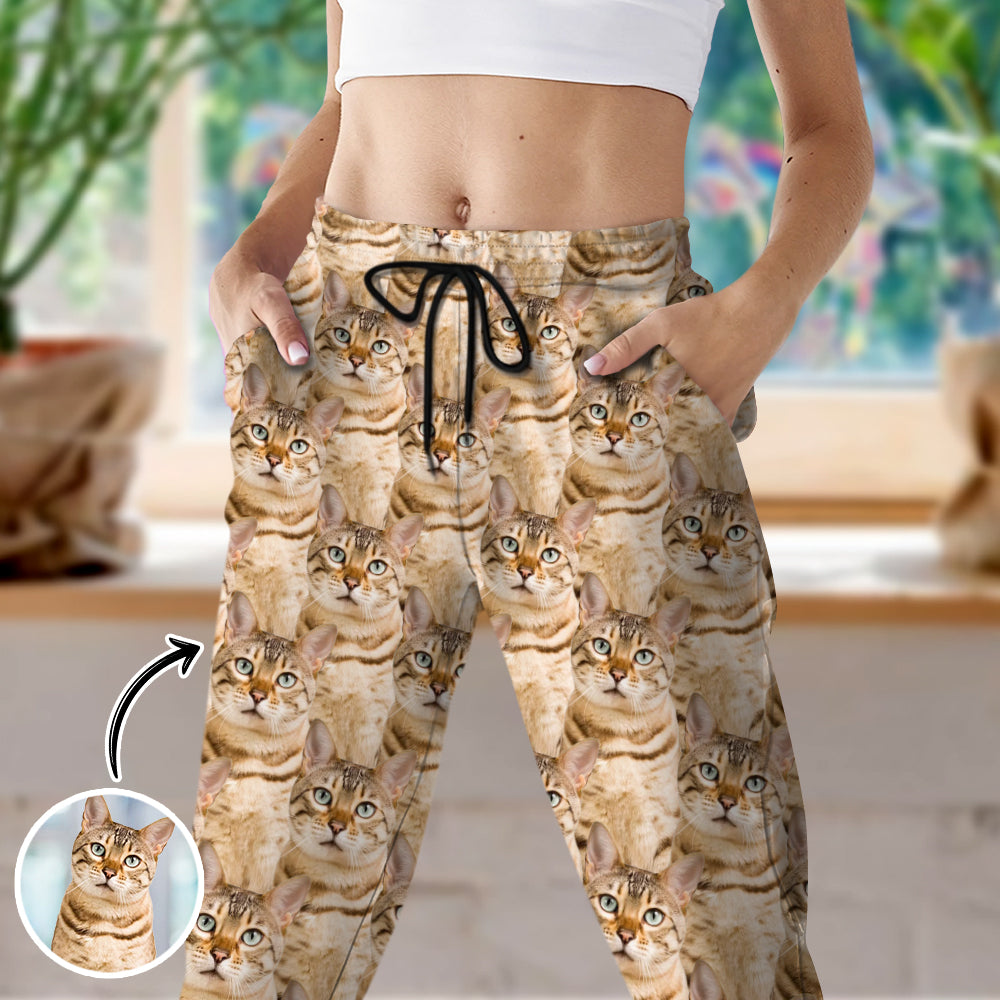 Custom Photo Funny Moment Cat Sweatpants HA75 897702