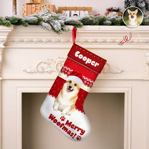 Custom Funny 3D Pet - Personalized Christmas Stocking Gift For Dog And Cat Lovers CH07 895686