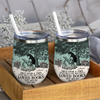 Once Upon A Time Chinoiserie Toile De Jouy - Personalized Wine Tumbler LM32 893401