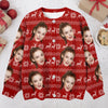 Custom Face Photo With Christmas Pattern Ugly Cardigan CH07 899820
