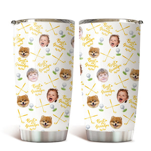 Custom Photo Best Dad By Par For Sport Players Fat Tumbler TH10 894133