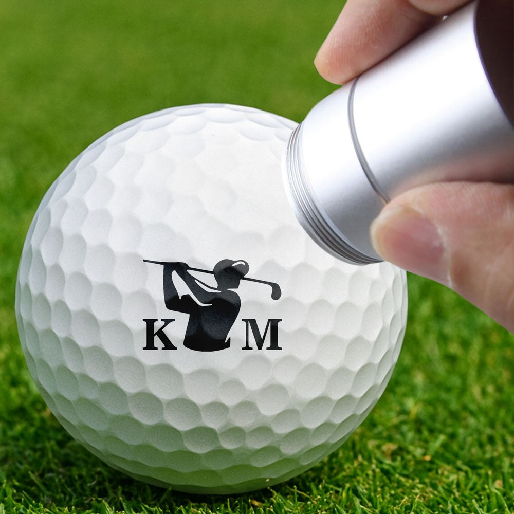 Custom Name Golf Ball Stamp Personalized Golfer Gift Golf Accessories CH07 895658